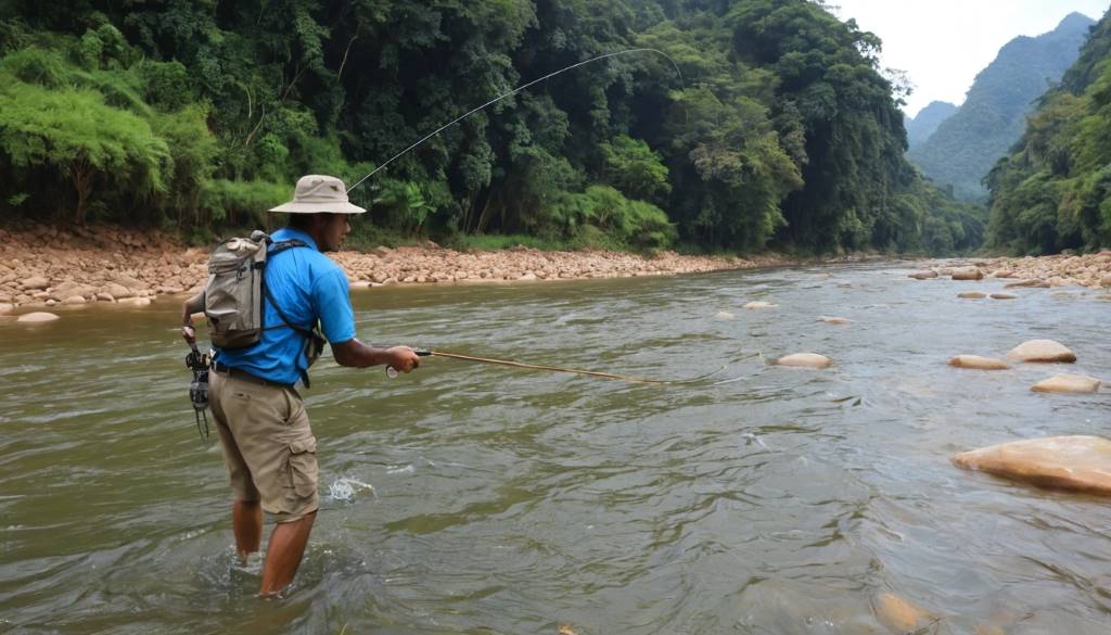 Techniques for Fly Fishing Mahseer