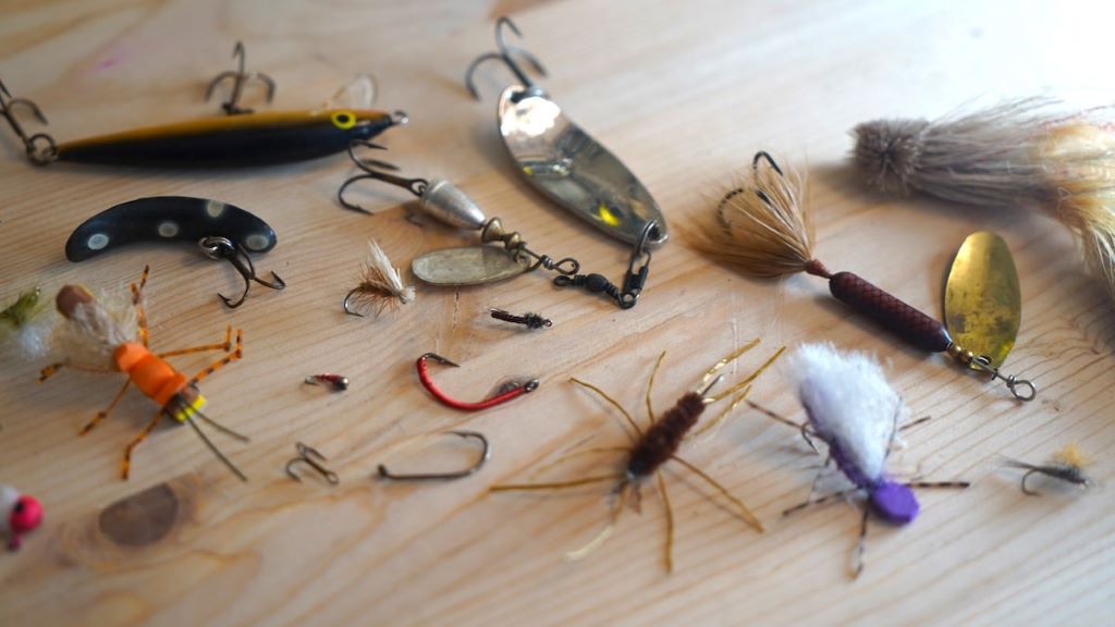 A selection of the most popular fishing jigs used by Canadian anglers for freshwater and saltwater fishing