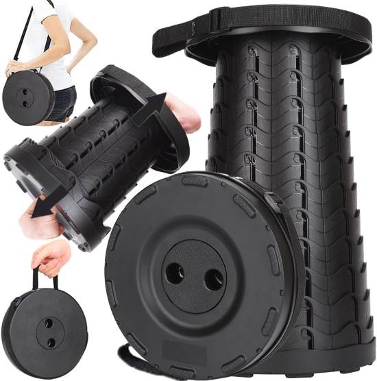 Upgraded Retractable Stool Collapsible Telescoping Stool