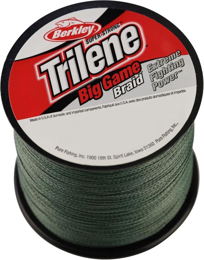 Berkley Trilene Big Game braided fishing line spool designed for strong casting and big fish