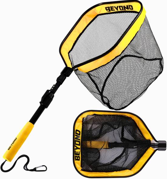 Beyond Braid Floating Fishing Net with Handle