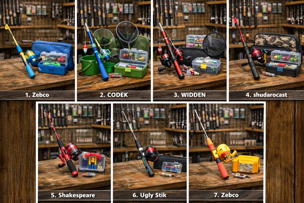 Best affordable kids fishing pole 2026 comparison of beginner rod and reel combos for easier first catches