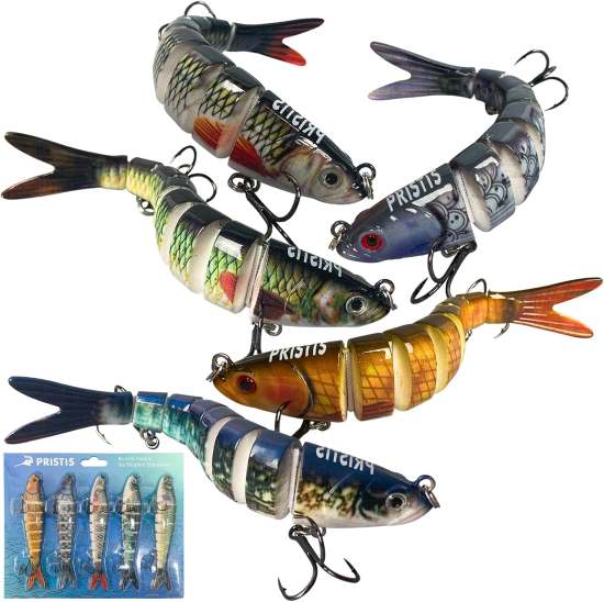 Pristis Multi Jointed Swimbaits Fishing Lures