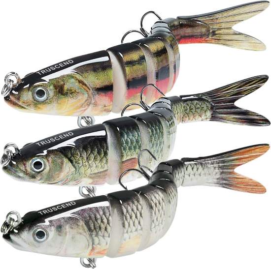 TRUSCEND Multi Jointed Swimbaits Slow Sinking Lure