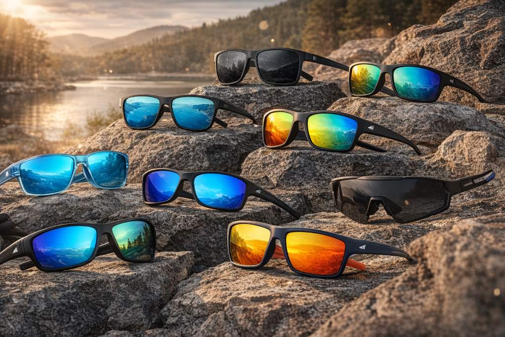 Trending Fishing Sunglasses Mirror Lenses for Maximum Glare Reduction