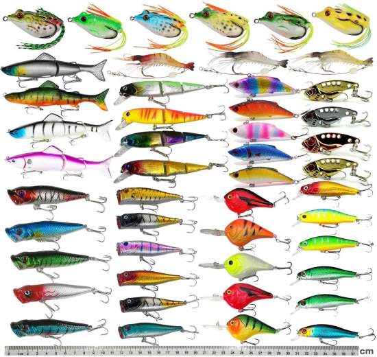 XBLACK Assorted Crankbait Fishing Lures Kit