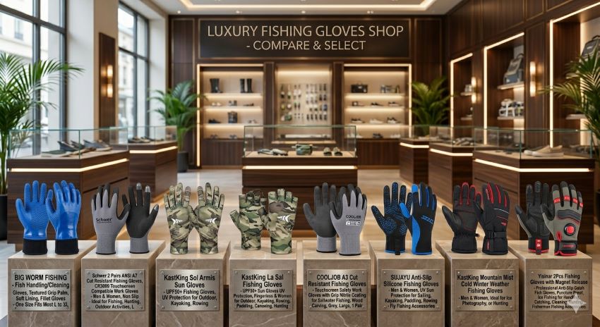 Best affordable fishing gloves in Florida featuring budget-friendly picks with premium grip, comfort and hand protection for anglers