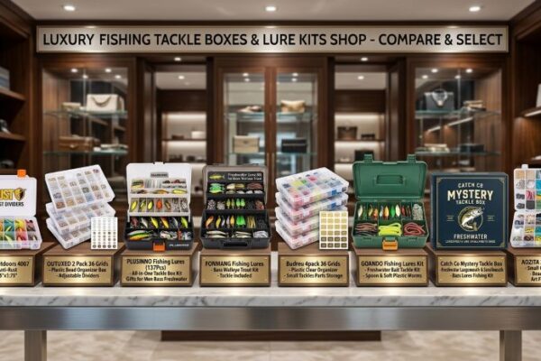 Best affordable fishing tackle boxes and lure kits in California 2026 comparison showing 8 picks for smart storage and better fishing performance