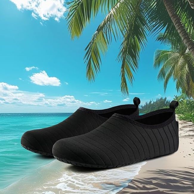 VIFUUR barefoot water sports shoes slip-on aqua socks for quick-dry comfort at beach and pool