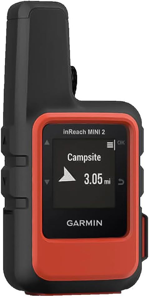 Garmin inReach Mini 2 compact satellite communicator for hiking and outdoor emergency messaging and navigation