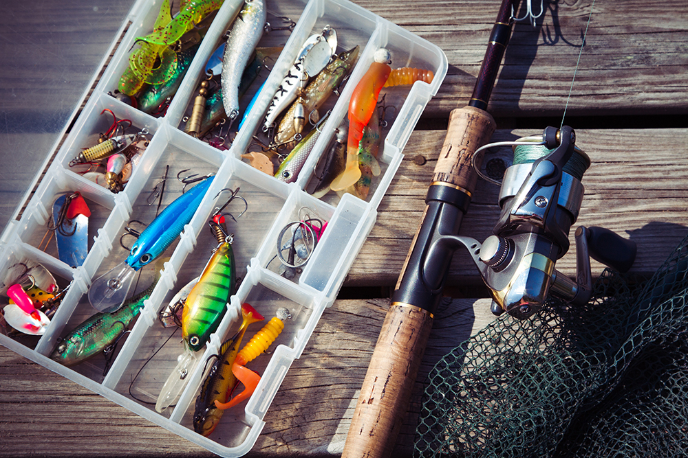 exploring fishing equipment at the Weihai International Fishing Tackle Expo in China