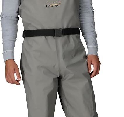 FROGG TOGGS Canyon II breathable fishing chest wader used on a Michigan river