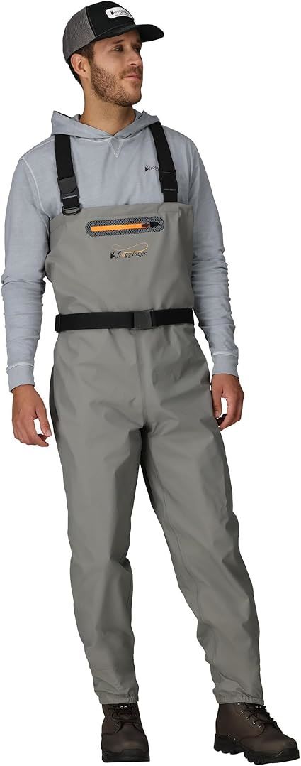 FROGG TOGGS Canyon II breathable fishing chest wader used on a Michigan river