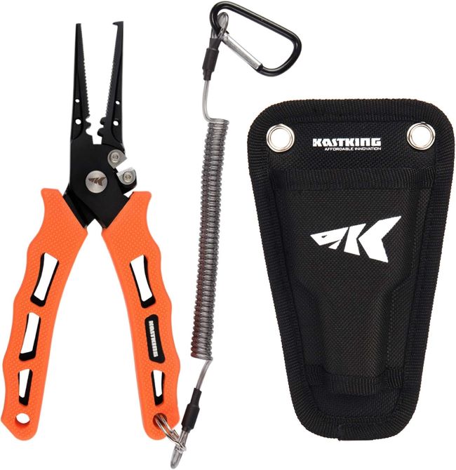 KastKing Cutthroat 7 Inch Fishing Split Ring Pliers with tungsten carbide cutters in New York
