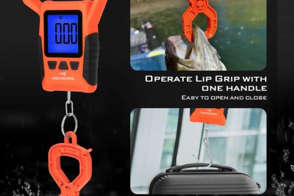 KastKing floating digital fish scale with waterproof design and large LCD display