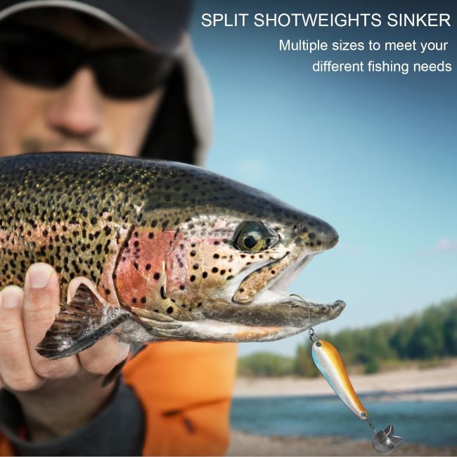 Affordable SANWEAL round fishing weights for freshwater and saltwater fishing