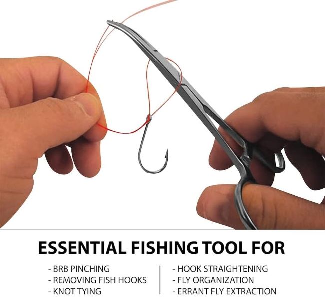 SURGICAL ONLINE fishing forceps set for removing hooks, handling lures, and cutting fishing line