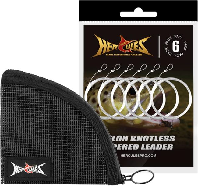 HERCULES pre-tied loop leaders for fly fishing in Ohio