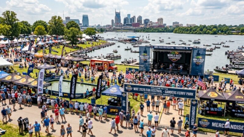 World Bass Championship 2026 fan festival at Sanders Ferry Park Old Hickory Lake Nashville