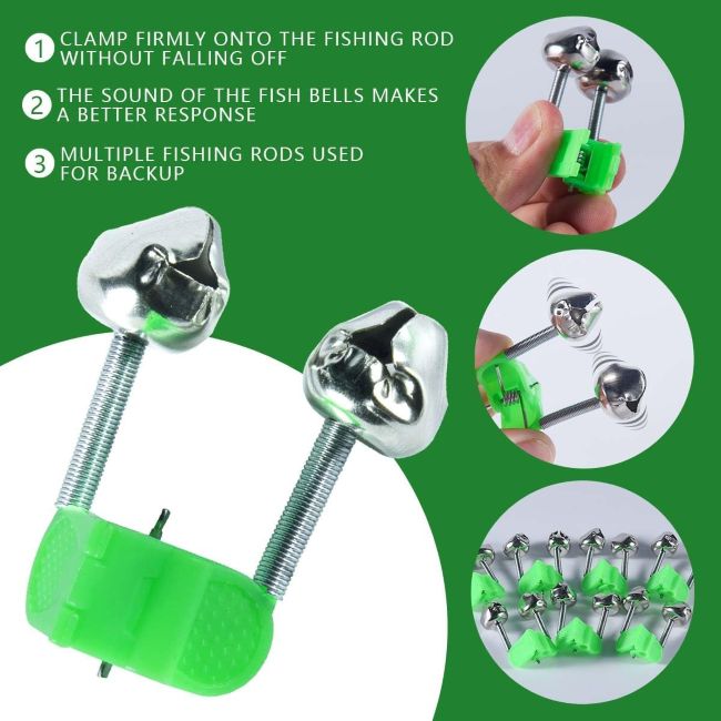KISEER bite alarm bells for fishing rods in Florida