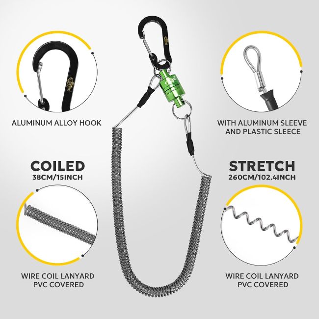 SF fly fishing net release keychain for anglers on Wyoming rivers and streams