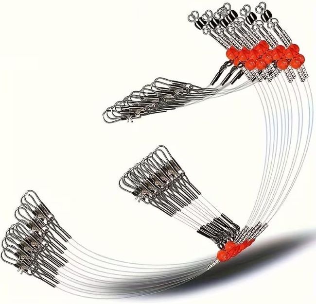 YOTO Saltwater Fishing Leaders with high-strength wire