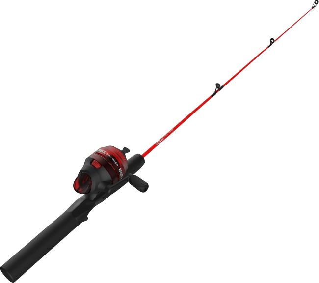 Zebco Dock Demon Spincast Combo with compact rod and spincast reel