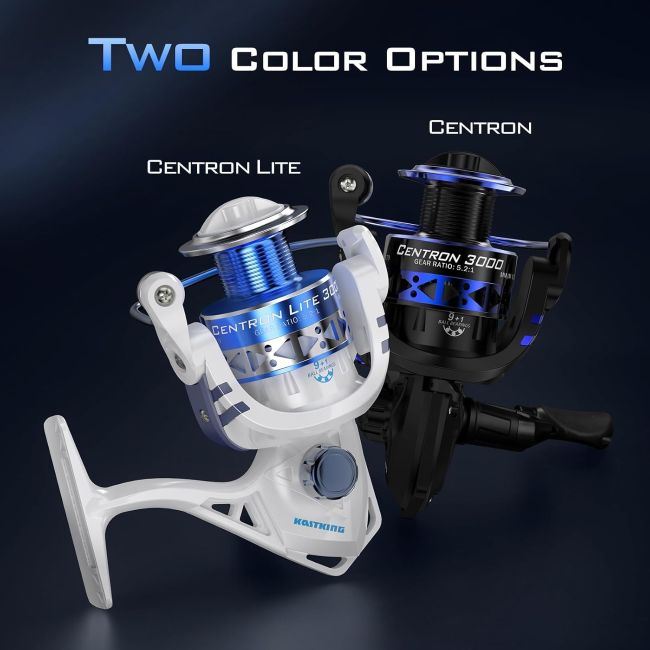 KastKing Centron spinning fishing reel with smooth drag system