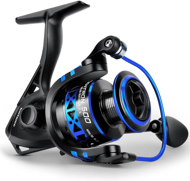 KastKing Centron Spinning Reel with lightweight graphite frame