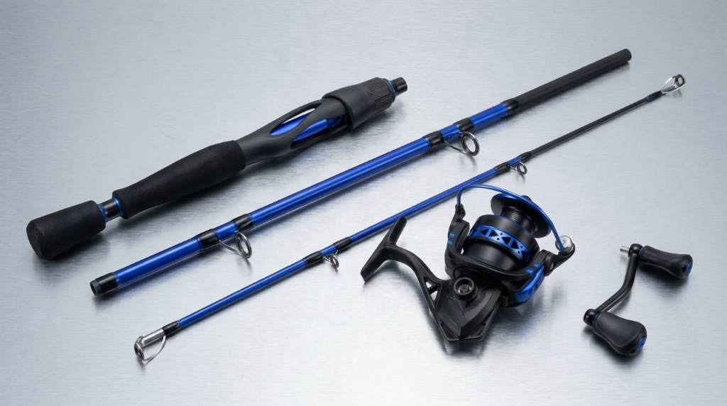 KastKing Centron rod and spinning reel assembled for fishing