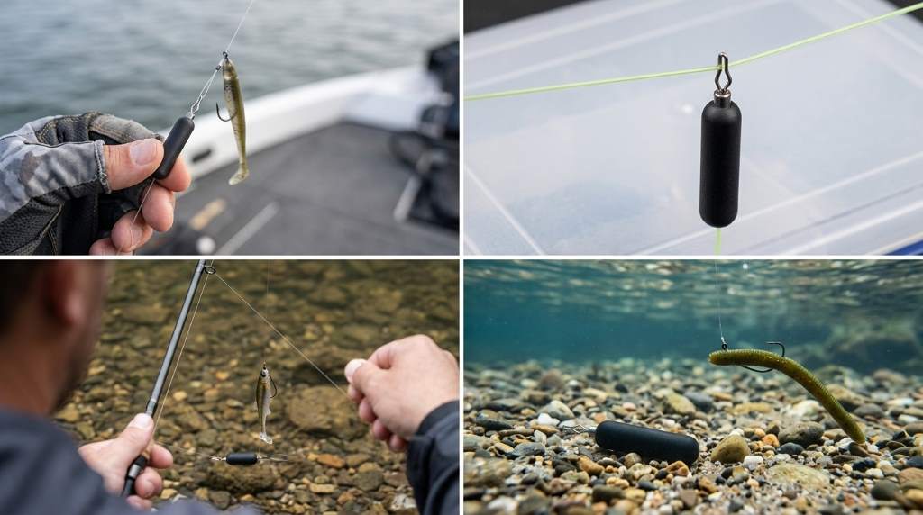 Reaction Tackle tungsten drop shot weights in multiple sizes