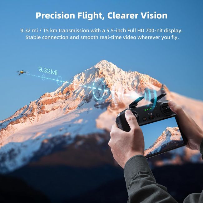 SKYROVER X1 Fly More Combo with screen controller and three batteries