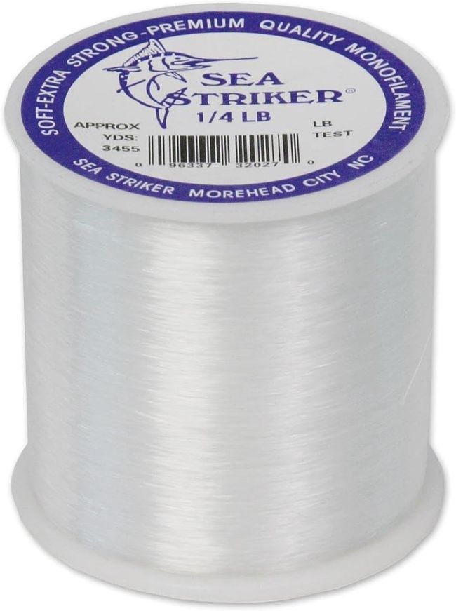Sea Striker Monofilament Fishing Line with 80-pound test