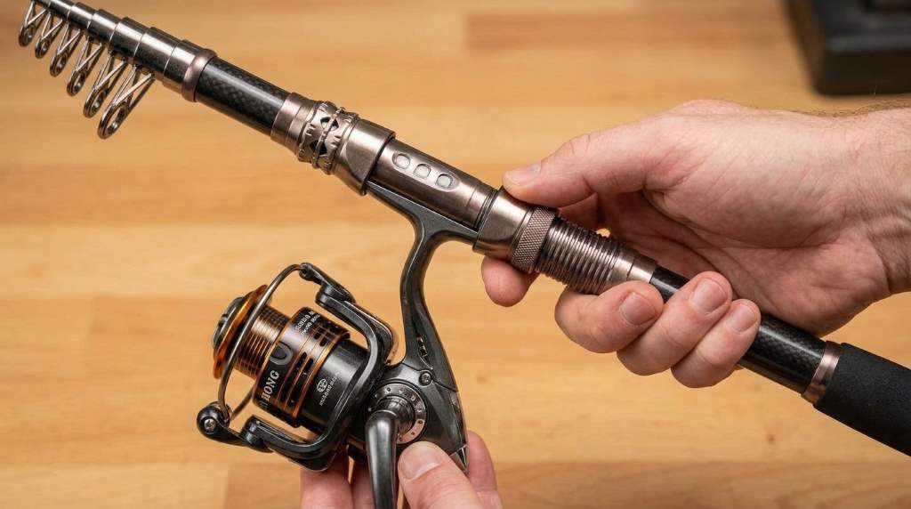 Spooling fishing line onto a Plusinno spinning reel